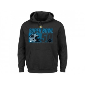 Carolina Panthers Majestic Black Super Bowl 50 Bound On Our Way Pullover Hoodie