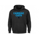 Men's Carolina Panthers Majestic Black Hot Phrase Pullover Hoodie