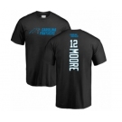 NFL Nike Carolina Panthers #12 DJ Moore Black Backer T-Shirt