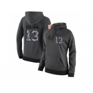 NFL Women's Nike Carolina Panthers #13 Kelvin Benjamin Stitched Black Anthracite Salute to Service Player Performance Hoodie