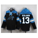 Nike Carolina Panthers #13 Kelvin Benjamin Black Player Pullover NFL Hoodie