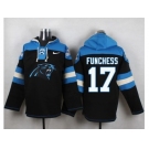 Nike Carolina Panthers #17 Devin Funchess Black Player Pullover NFL Hoodie