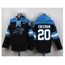 Nike Carolina Panthers #20 Kurt Coleman Black Player Pullover NFL Hoodie