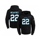 Nike Carolina Panthers #22 Christian McCaffrey Black Name & Number Pullover NFL Hoodie