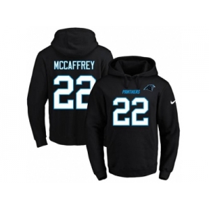 Nike Carolina Panthers #22 Christian McCaffrey Black Name & Number Pullover NFL Hoodie