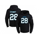 Nike Carolina Panthers #28 Jonathan Stewart Black Name & Number Pullover NFL Hoodie