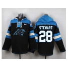 Nike Carolina Panthers #28 Jonathan Stewart Black Player Pullover NFL Hoodie