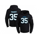 Nike Carolina Panthers #35 Mike Tolbert Black Name & Number Pullover NFL Hoodie