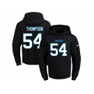 Nike Carolina Panthers #54 Shaq Thompson Black Name & Number Pullover NFL Hoodie