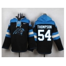 Nike Carolina Panthers #54 Shaq Thompson Black Player Pullover NFL Hoodie