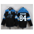 Nike Carolina Panthers #84 Ed Dickson Black Player Pullover NFL Hoodie