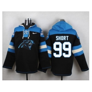 Nike Carolina Panthers #99 Kawann Short Black Player Pullover NFL Hoodie