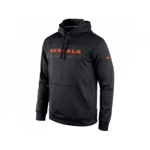 Cincinnati Bengals Nike Black KO Speed Wordmark Performance Hoodie