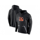 Men Cincinnati Bengals Nike Black Champ Drive Vapor Speed Performance Pullover Hoodie