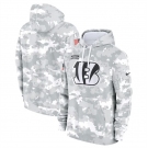 Men's Cincinnati Bengals 2024 Arctic Camo Salute To Service Club Fleece Pullover Hoodie