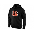 Men's Cincinnati Bengals Nike Black KO Logo Essential Hoodie