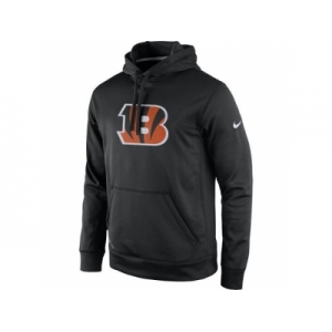 Men's Cincinnati Bengals Nike Black Practice Performance Pullover Hoodie