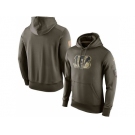 Men's Cincinnati Bengals Nike Olive Salute To Service KO Performance Hoodie