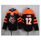 Nike Cincinnati Bengals #12 Mohamed Sanu Black Player Pullover NFL Hoodie