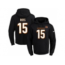 Nike Cincinnati Bengals #15 John Ross Black Name & Number Pullover NFL Hoodie