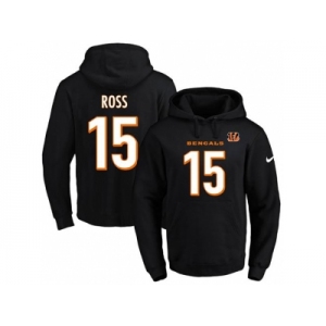 Nike Cincinnati Bengals #15 John Ross Black Name & Number Pullover NFL Hoodie