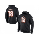 Nike Cincinnati Bengals #18 A.J. Green Black Player Pullover Performance NFL Hoodie