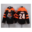 Nike Cincinnati Bengals #24 Adam Jones Black Player Pullover NFL Hoodie