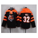 Nike Cincinnati Bengals #32 Jeremy Hill Black Player Pullover NFL Hoodie