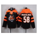 Nike Cincinnati Bengals #58 Rey Maualuga Black Player Pullover NFL Hoodie