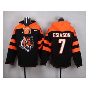 Nike Cincinnati Bengals #7 Boomer Esiason Black Player Pullover NFL Hoodie
