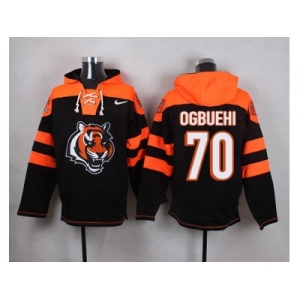 Nike Cincinnati Bengals #70 Cedric Ogbuehi Black Player Pullover NFL Hoodie