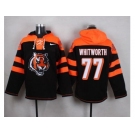 Nike Cincinnati Bengals #77 Andrew Whitworth Black Player Pullover NFL Hoodie