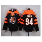 Nike Cincinnati Bengals #94 Domata Peko Black Player Pullover NFL Hoodie