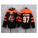 Nike Cincinnati Bengals #97 Geno Atkins Black Player Pullover NFL Hoodie