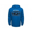 Detroit Lions Light Blue Long Pass Pullover Hoodie