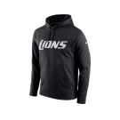 Men Detroit Lions Cardinals Nike Black Circuit Wordmark Essential Performance Pullover Hoodie