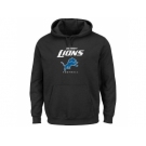 Men's Detroit Lions Black Critical Victory Pullover Hoodie