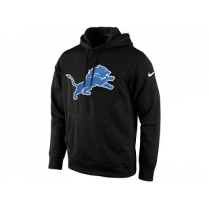 Men's Detroit Lions Nike Black KO Logo Essential Hoodie
