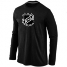 NHL Big & Tall Logo Black Long Sleeve T-Shirt