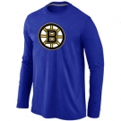 NHL Boston Bruins Big & Tall Logo blue Long Sleeve T-Shirt