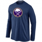 NHL Buffalo Sabres Big & Tall Logo D.BLUE Long Sleeve T-Shirt