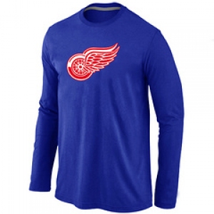 NHL Detroit Red Wings Big & Tall Logo blue Long Sleeve T-Shirt