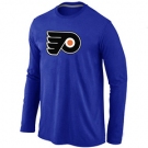 NHL Philadelphia Flyers Big & Tall Logo blue Long Sleeve T-Shirt