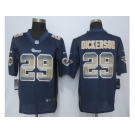 2015 New Nike St.Louis Rams #29 Dickerson Navy Blue Strobe Jerseys[Limited]