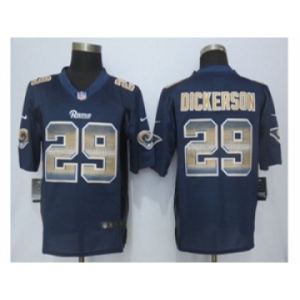 2015 New Nike St.Louis Rams #29 Dickerson Navy Blue Strobe Jerseys(Limited)