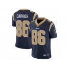 Men Nike Los Angeles Rams #86 Derek Carrier Navy Blue Team Color Vapor Untouchable Limited Player NFL Jersey