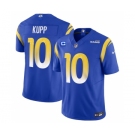 Men's Los Angeles Rams #10 Cooper Kupp Blue 2023 F.U.S.E. With 4-Star C Patch Vapor Vapor Limited Football Stitched Jersey