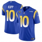 Men's Los Angeles Rams #10 Cooper Kupp Royal 2024 F.U.S.E With 4-Star C Patch Vapor Limited Stitched Jersey