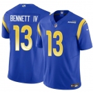 Men's Los Angeles Rams #13 Stetson Bennett IV Blue 2024 F.U.S.E. Vapor Untouchable Football Stitched Jersey