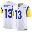 Men's Los Angeles Rams #13 Stetson Bennett IV White 2024 F.U.S.E. Vapor Untouchable Football Stitched Jersey